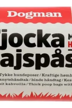 Dogman Hundeposer med Håndtak Blå 50stk