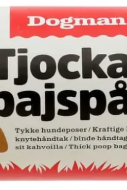 Dogman Hundeposer med Håndtak Lime 50stk
