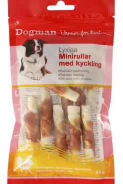 Dogman Miniruller med Kylling 80g