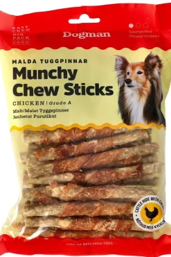 Dogman Munchy Chews Sticks med Kylling 30pk