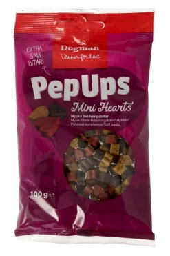 Dogman Pep Ups Mini Hearts 100