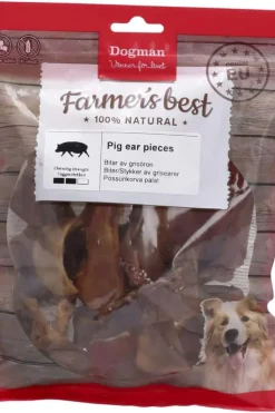 Dogman Pig Ear Pieces 250g