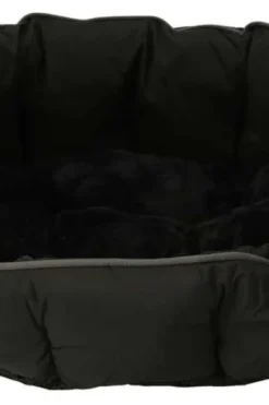 Dogman Seng Buddy Oval Svart/Grå S