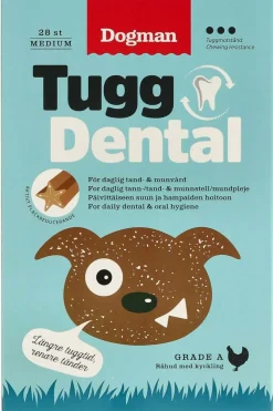 Dogman Tygg Dental Kylling M 28pk