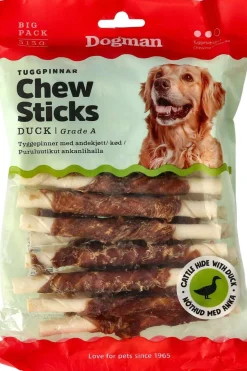 Dogman Tyggepinner med And 25pk