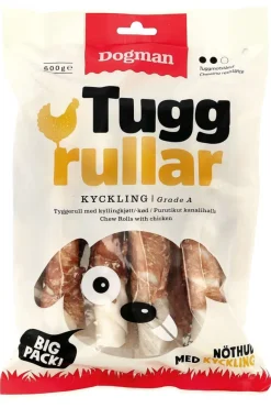 Dogman Tyggerull med Kylling 10stk