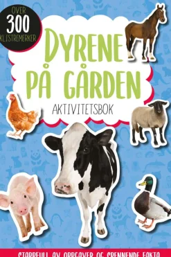 Dyrene på gården aktivitetsbok