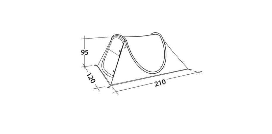 Easy Camp Fireball 200 pop-up telt 2023