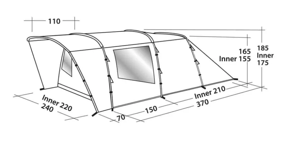 Easy Camp Palmdale 400 familietelt 2022