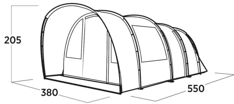 Easy Camp Skarvan 6 familietelt 2026