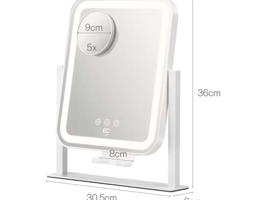 EC by Wilfa Glowing MI4W-D25 sminkespeil