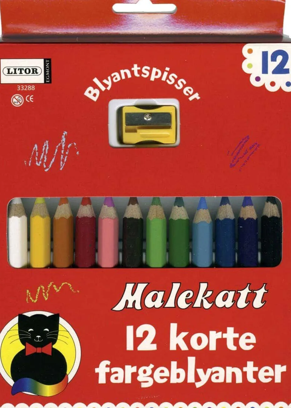 Egmont Malekatt Fargeblyanter korte