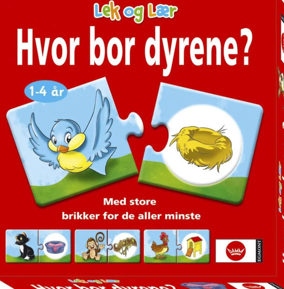 Egmont Spill Hvor bor dyrene?