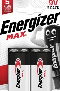 Energizer® Max 9v 2pk