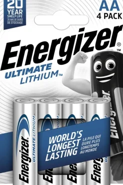 Energizer® Ultimate Lithium AA batterier
