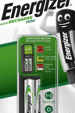 Energizer® AccuRecharge Mini batterilader