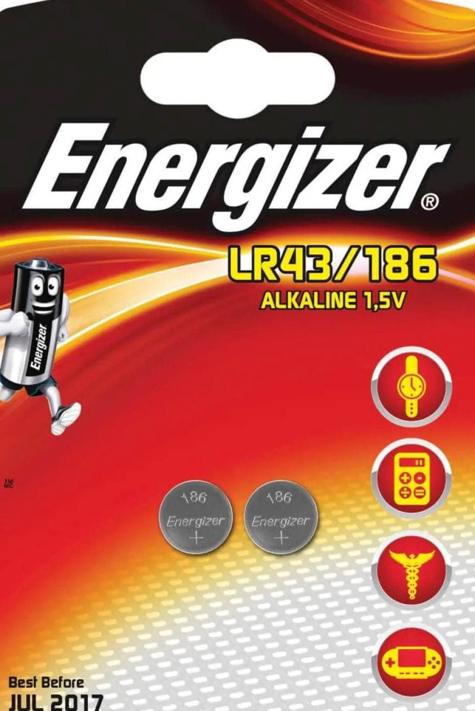 Energizer®Alkaline batterier 2 pk