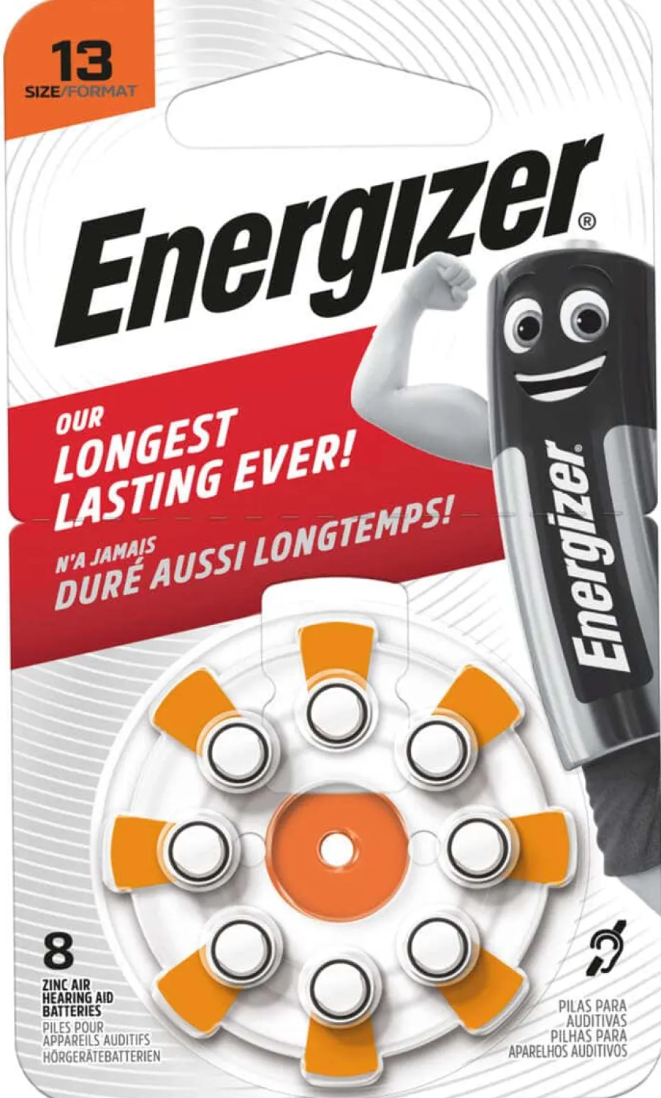 Energizer® høreapparatsbatterier 13