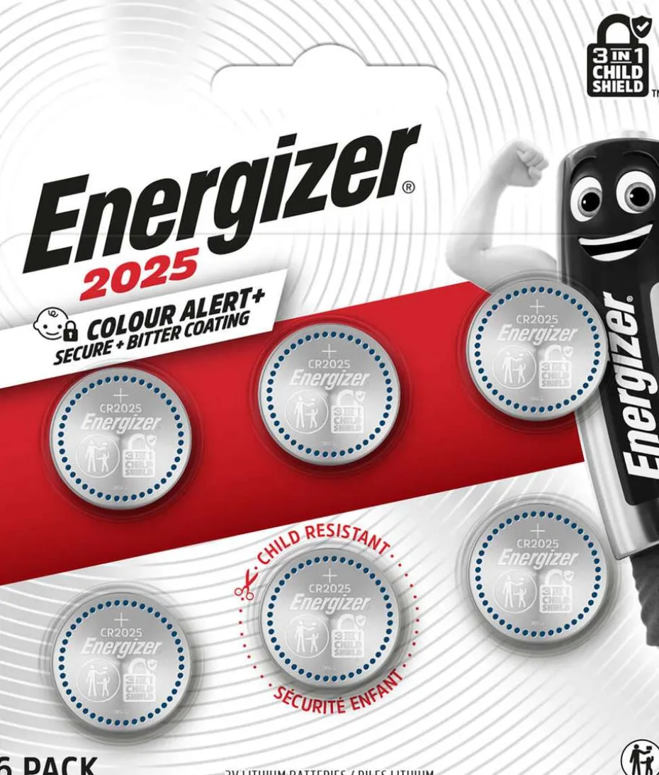 Energizer® Lithium CR2025 batterier