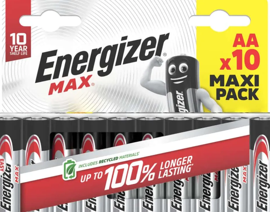 Energizer® Max AA batterier