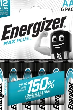 Energizer® Max Plus AA-batterier 6pk