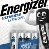 Energizer® Ultimate Lithium AAA batterier 4 pk