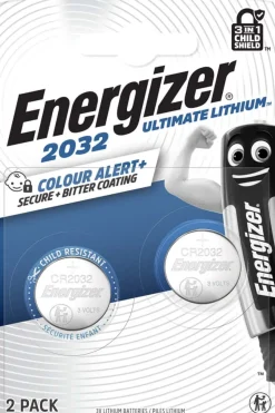 Energizer® Ultimate Lithium CR2032 batterier 2pk