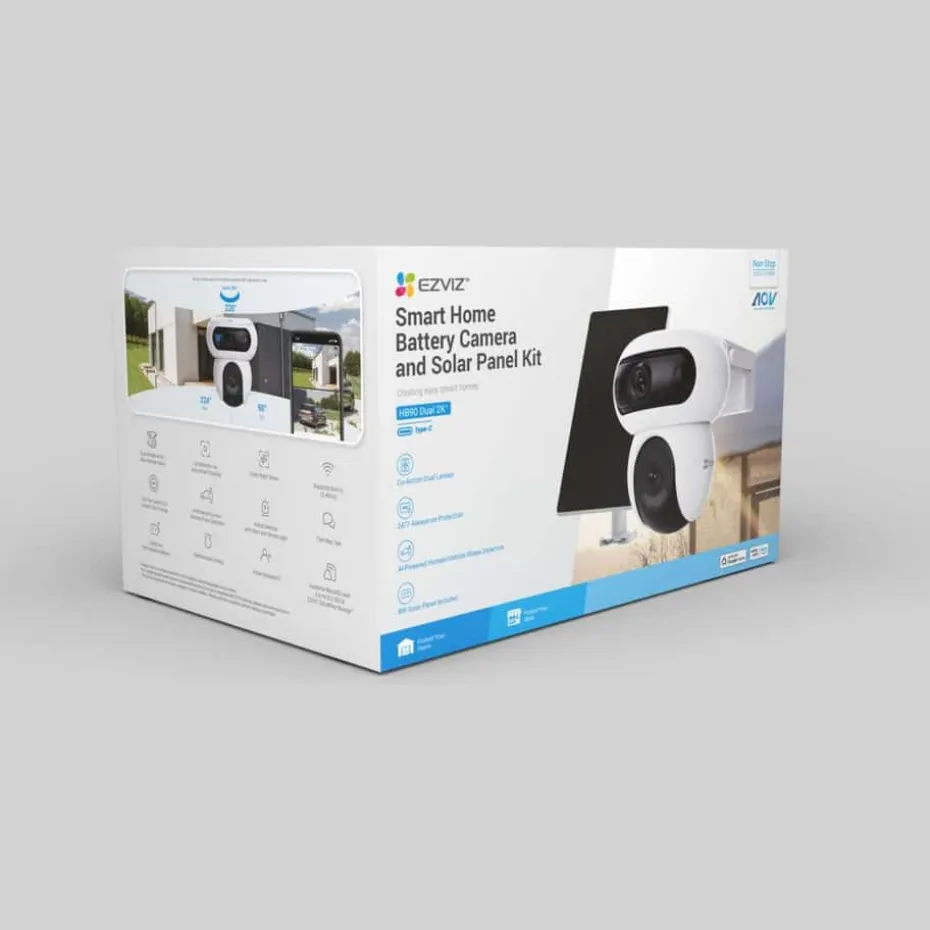 EZVIZ HB90 batteridrevet Wi-Fi-kamera for panorering og tilt
