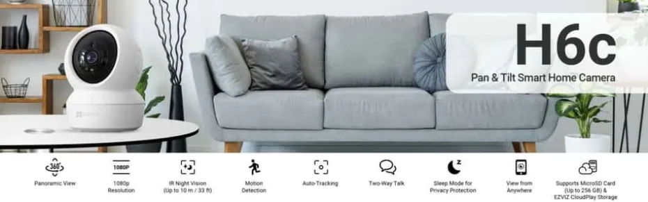 EZVIZ H6c FHD Innendørs Wi-Fi Kamera
