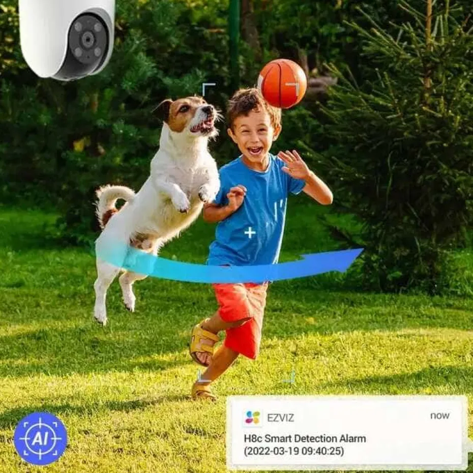 EZVIZ H8C 2MP Pan & Tilt Wi-Fi-kamera