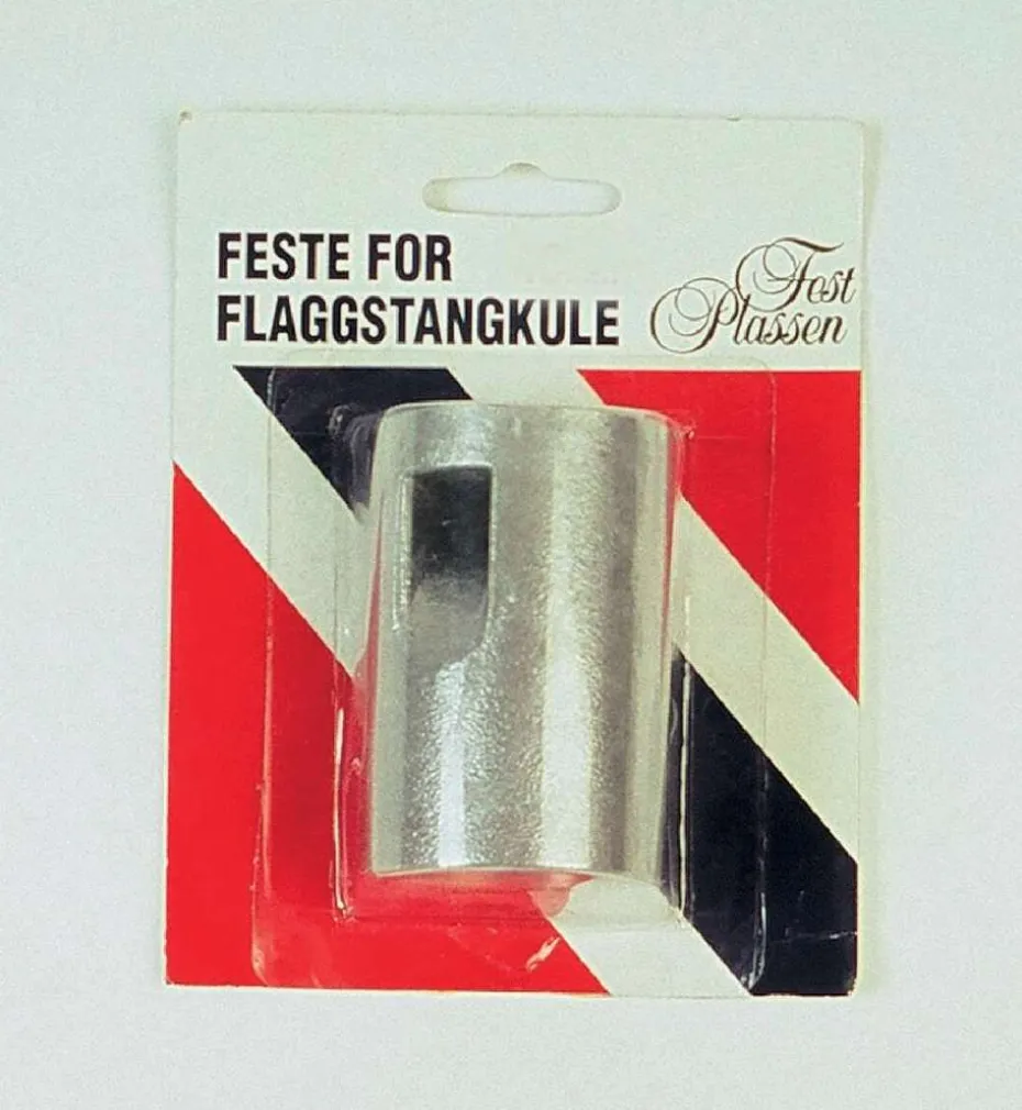 Feste til flaggstangkule 50 mm