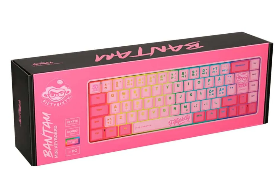 FiftySixty® 5060 BANTAM mini gamingtastatur