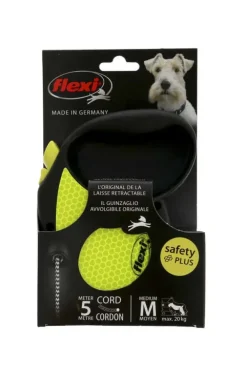 Flexi Bånd Neon Refleks Svart/Neon 5m M