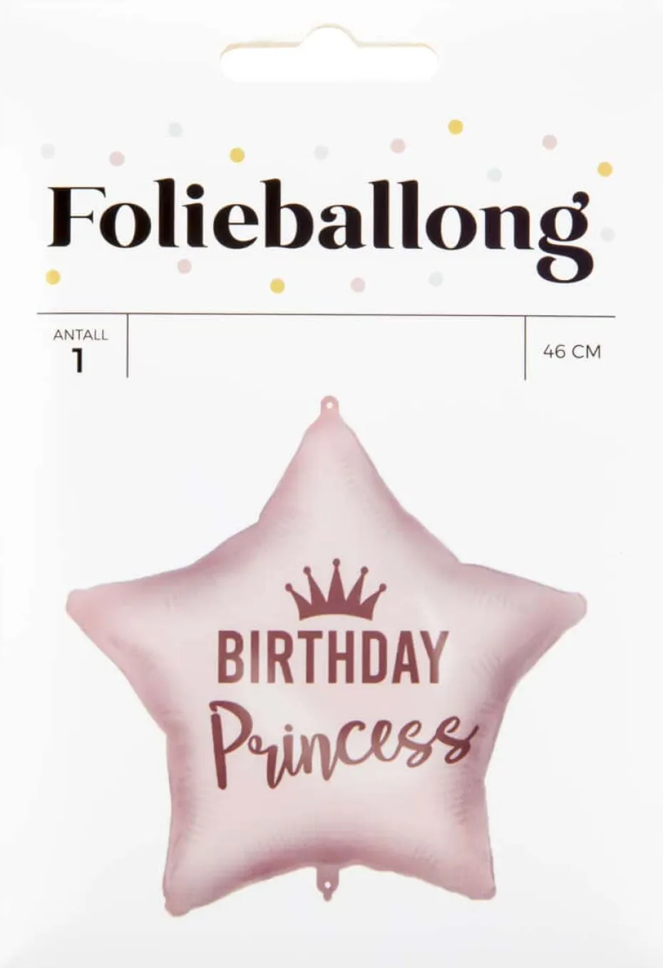 Folieballong Happy Birthday ø: 46 cm