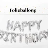 Folieballong Happy Birthday 3,4 m