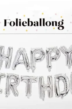 Folieballong Happy Birthday 3,4 m
