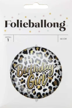 Folieballong Happy Birthday ø: 46 cm