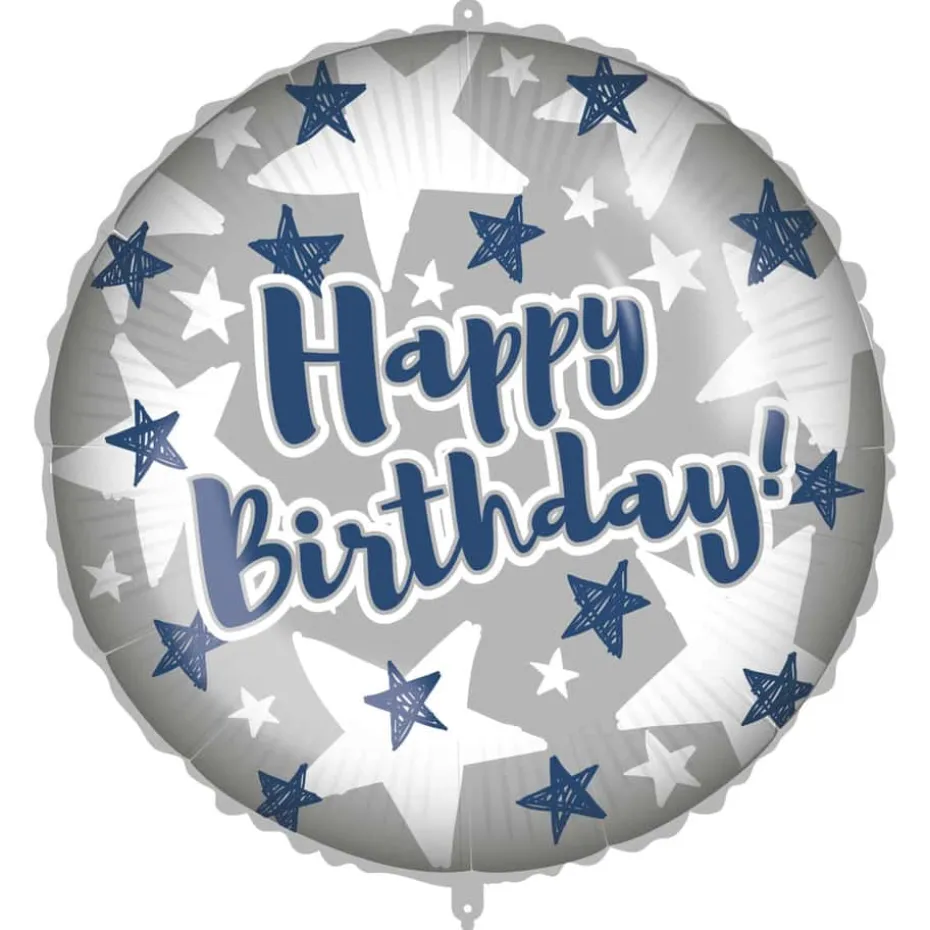 Folieballong Happy Birthday ø: 46 cm