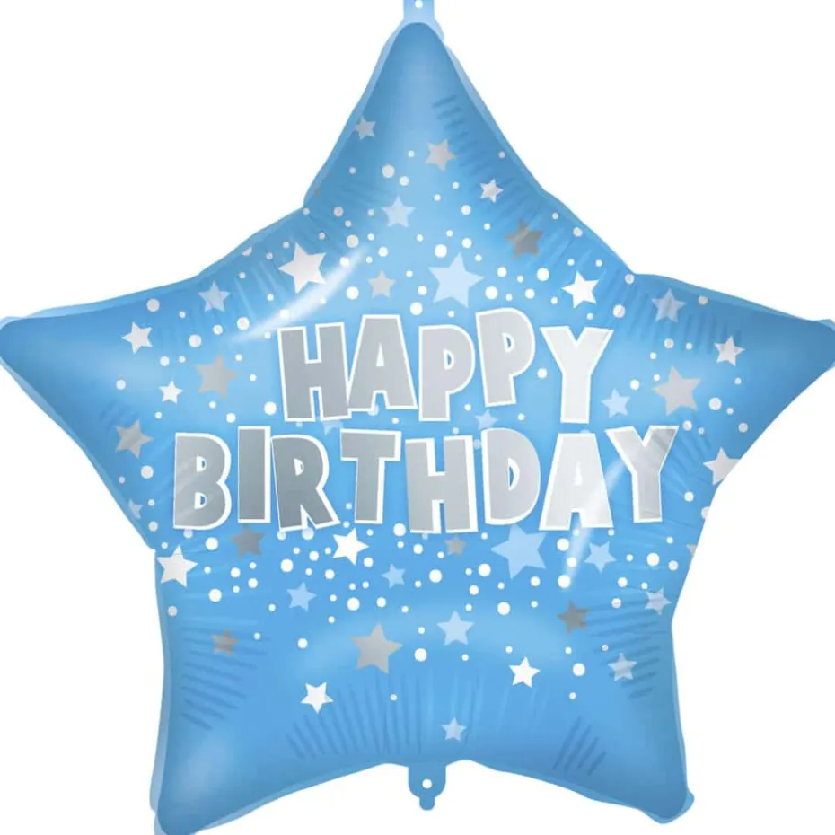 Folieballong Happy Birthday ø: 46 cm