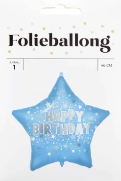 Folieballong Happy Birthday ø: 46 cm