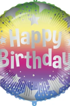 Folieballong Happy Birthday ø: 46 cm