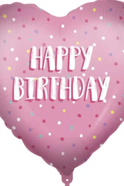 Folieballong Happy Birthday ø: 46 cm