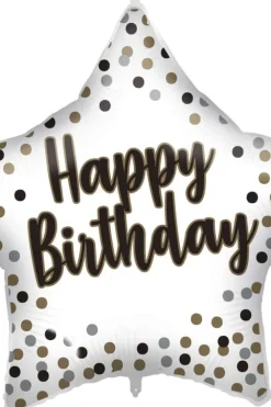 Folieballong Happy Birthday ø: 46 cm
