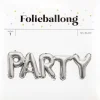 Folieballong Party banner L: 94 cm