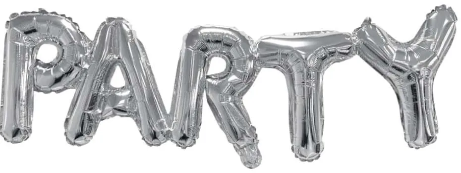 Folieballong Party banner L: 94 cm