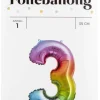 Folieballong Regnbue H: 35 cm
