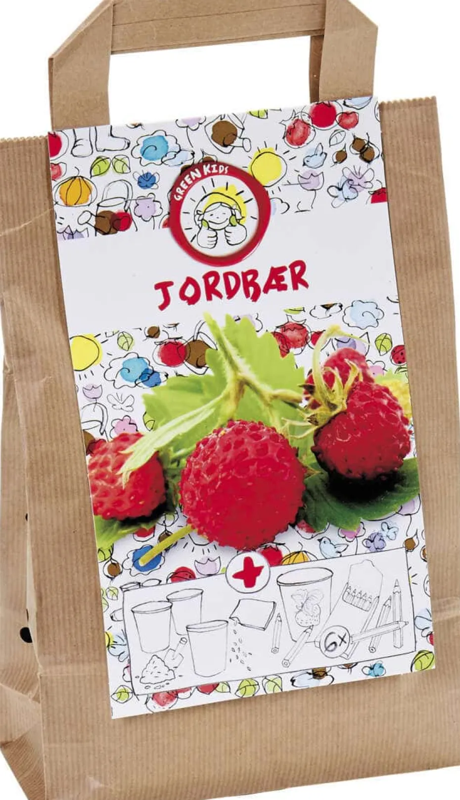 Gavebag såsett m/jordbærfrø