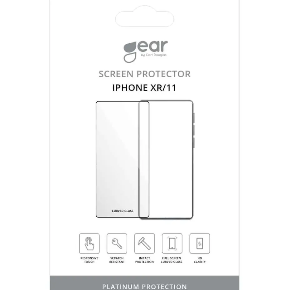Gear skjermbeskyttelse til iPhone XR/11