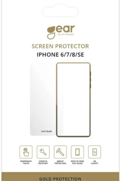 Gear skjermbeskyttelse til iPhone 6/7/8/SE