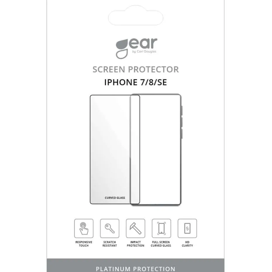 Gear skjermbeskyttelse til iPhone 7/8/SE